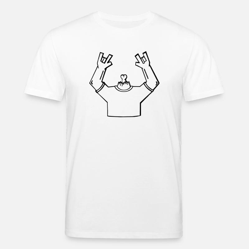 Headless Geschenk Geschenkidee - Stanley/Stella Unisex Bio-T-Shirt CREATOR  - Weiß