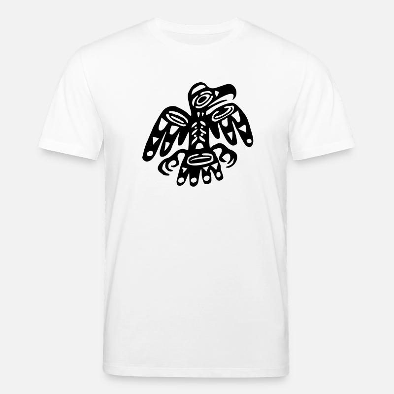 indian symbol eagle exit-shirt - Stanley/Stella CREATOR Unisex Organic T-Shirt - white