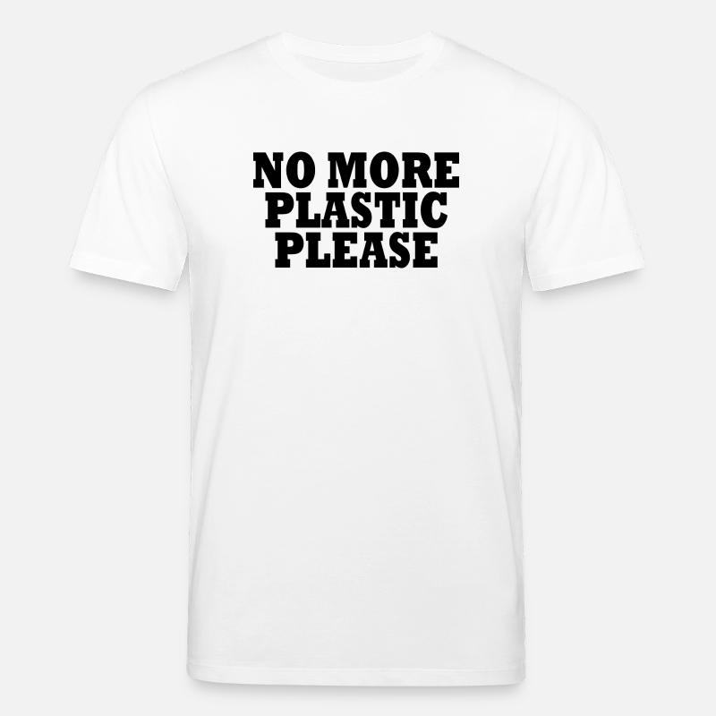 No more plastic - Stanley/Stella Unisex Bio-T-Shirt CREATOR  - Weiß