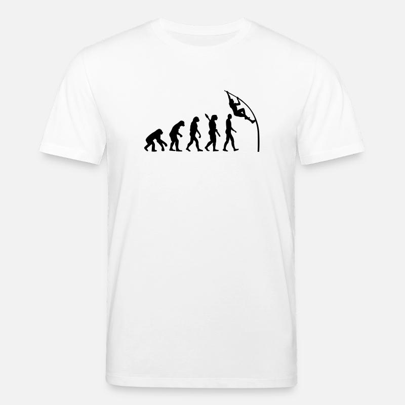 Evolution Stabhochsprung - Stanley/Stella Unisex Bio-T-Shirt CREATOR  - Weiß