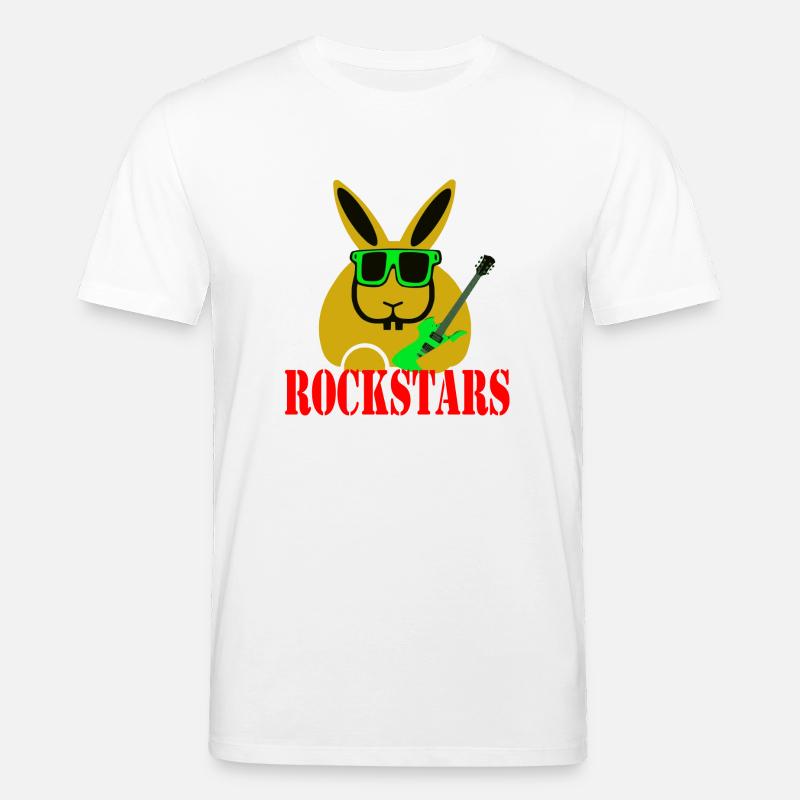 rabbit rockstars - Stanley/Stella Unisex Bio-T-Shirt CREATOR  - Weiß
