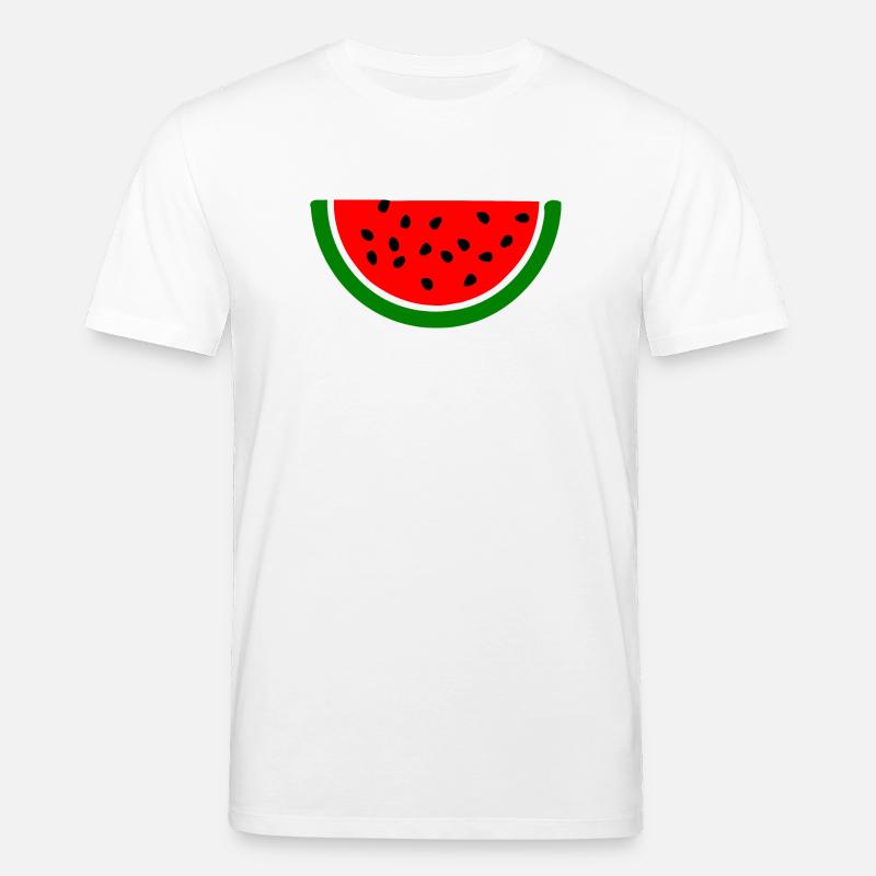 Melon pastèque - T-shirt bio CREATOR Stanley/Stella Unisexe - blanc