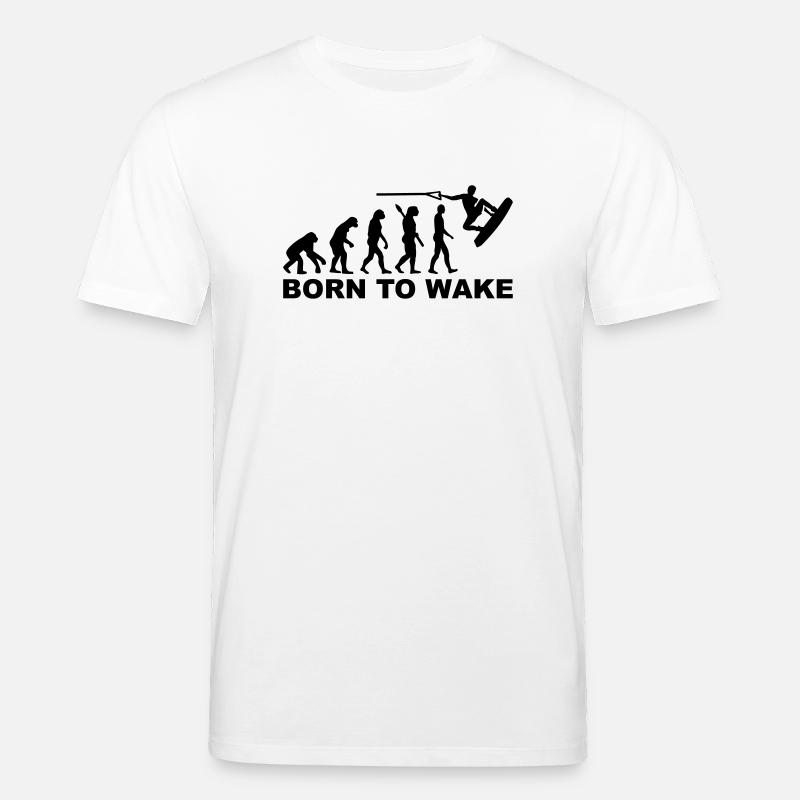 Evolution Wakeboard - Stanley/Stella CREATOR Unisex Organic T-Shirt - white