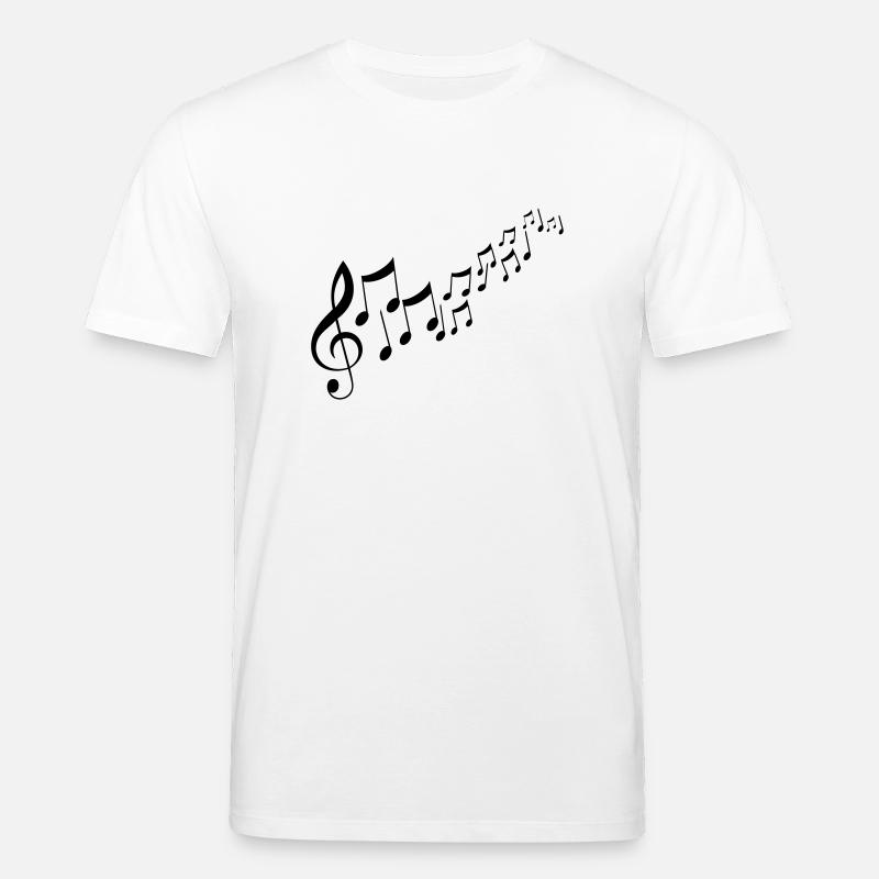 Clefs Dansante - T-shirt bio CREATOR Stanley/Stella Unisexe - blanc