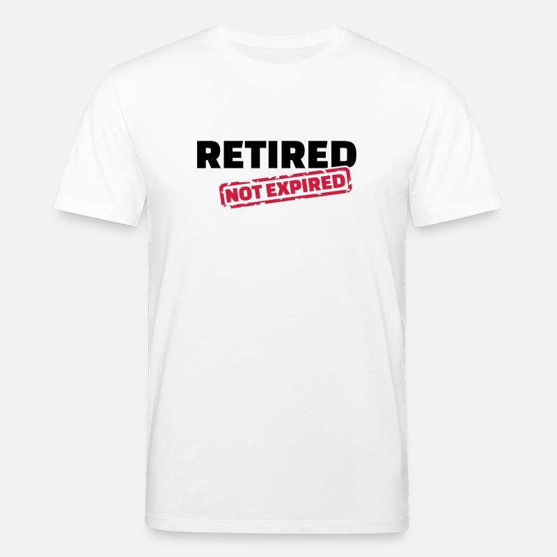 Retired not expired - Stanley/Stella CREATOR Unisex Organic T-Shirt - white