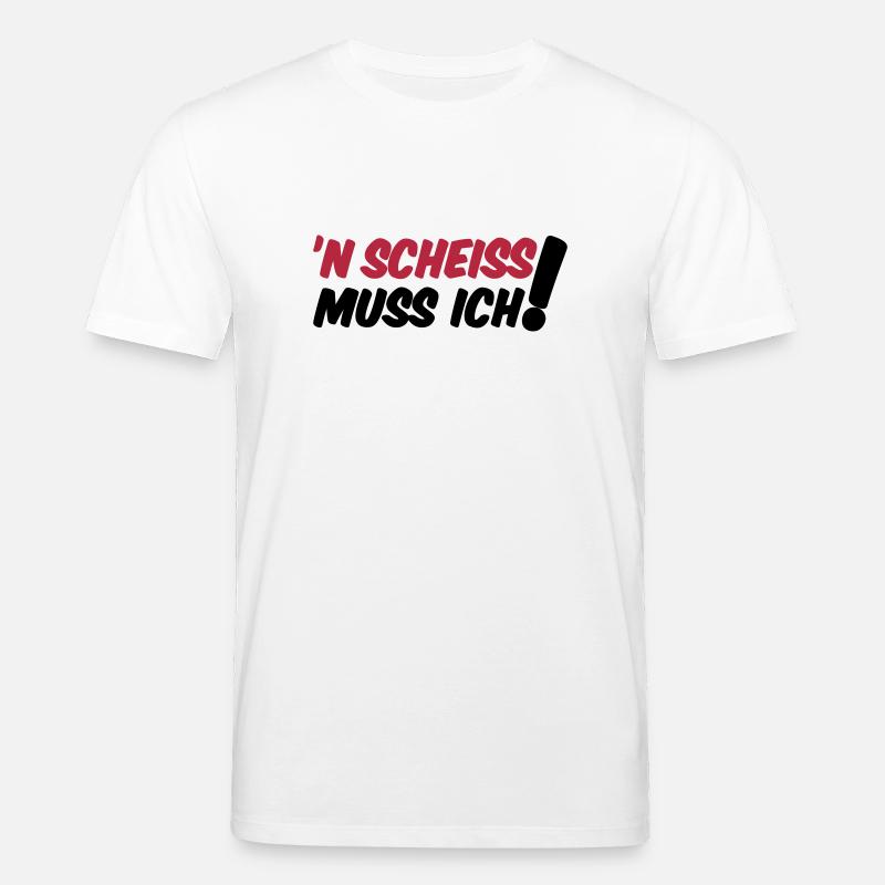 'N SCHEISS MUSS ICH! - Stanley/Stella Unisex Bio-T-Shirt CREATOR  - Weiß