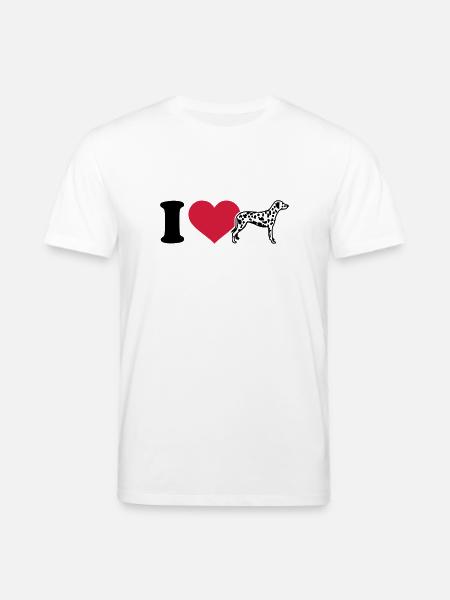 Dalmatiner - Stanley/Stella Unisex Bio-T-Shirt CREATOR  - Weiß
