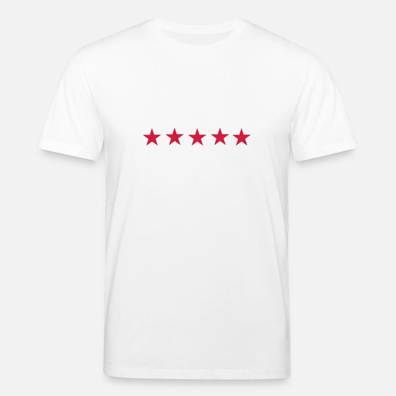 Sterne - Stanley/Stella Unisex Bio-T-Shirt CREATOR  - Weiß
