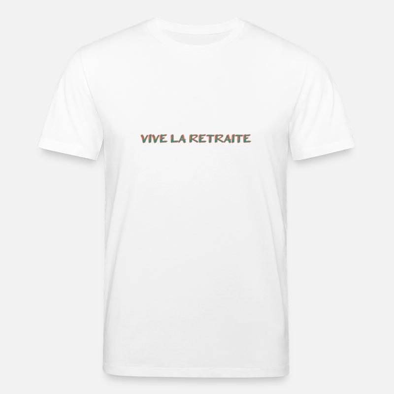 RETRAITE. RETRAITE. RETRAITEE. RETRAITE - T-shirt bio CREATOR Stanley/Stella Unisexe - blanc