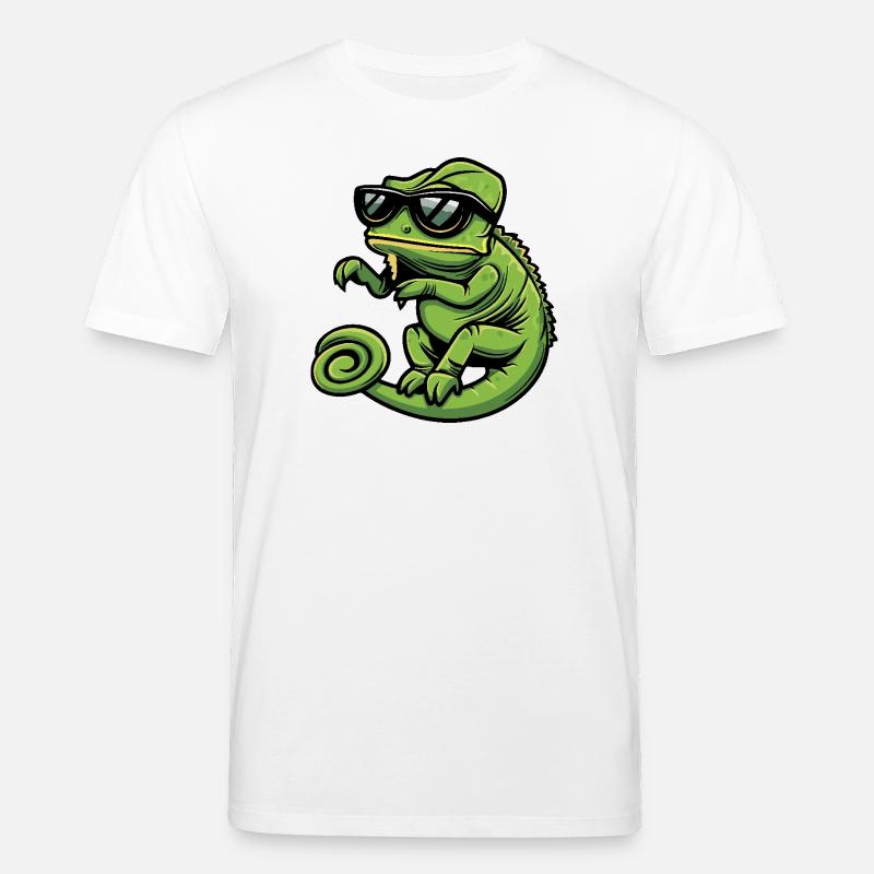 Chameleon Cool Comic - Stanley/Stella Unisex Bio-T-Shirt CREATOR  - Weiß