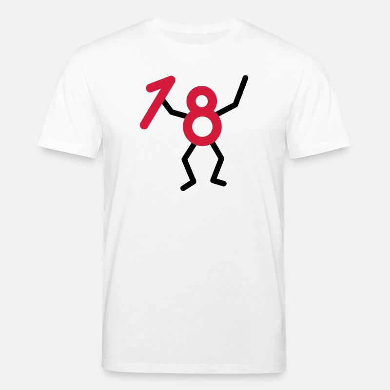 Endlich18! - T-shirt bio CREATOR Stanley/Stella Unisexe - blanc