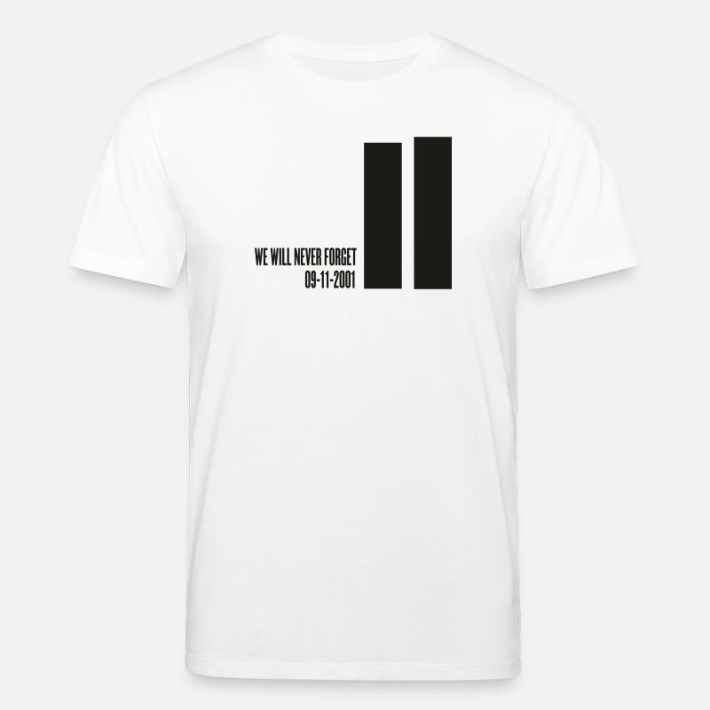 ANGRIFFE 11. September - Stanley/Stella Unisex Bio-T-Shirt CREATOR - Weiß
