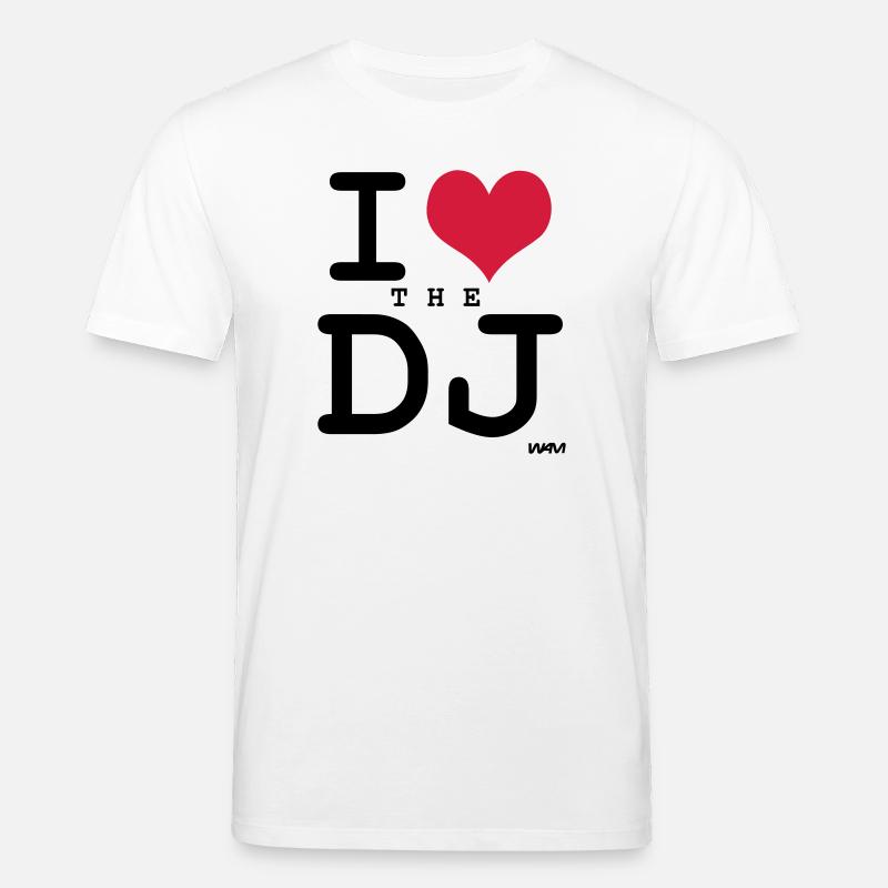 j'aime le dj par wam - T-shirt bio CREATOR Stanley/Stella Unisexe - blanc