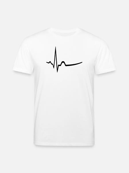 EKG - Sinusrhythmus - Arzt - Stanley/Stella Unisex Bio-T-Shirt CREATOR - Weiß