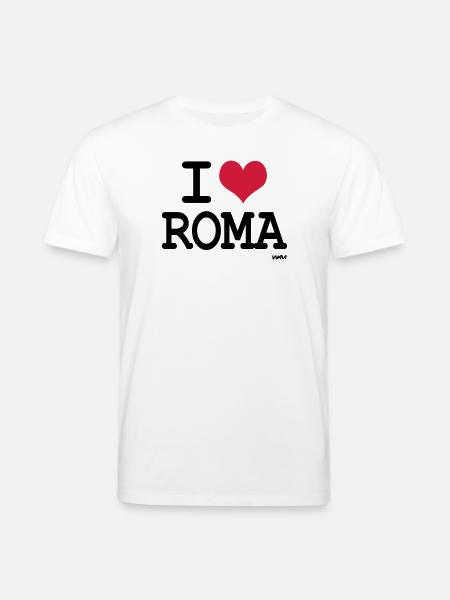 i love roma by wam - Stanley/Stella CREATOR Unisex Organic T-Shirt - white
