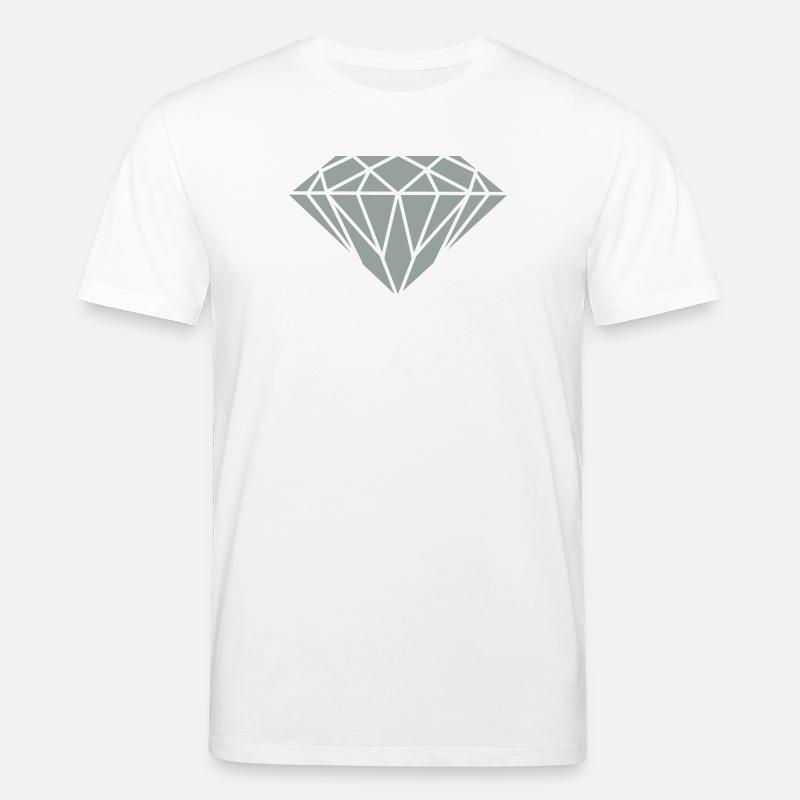 Diamant - T-shirt bio CREATOR Stanley/Stella Unisexe - blanc