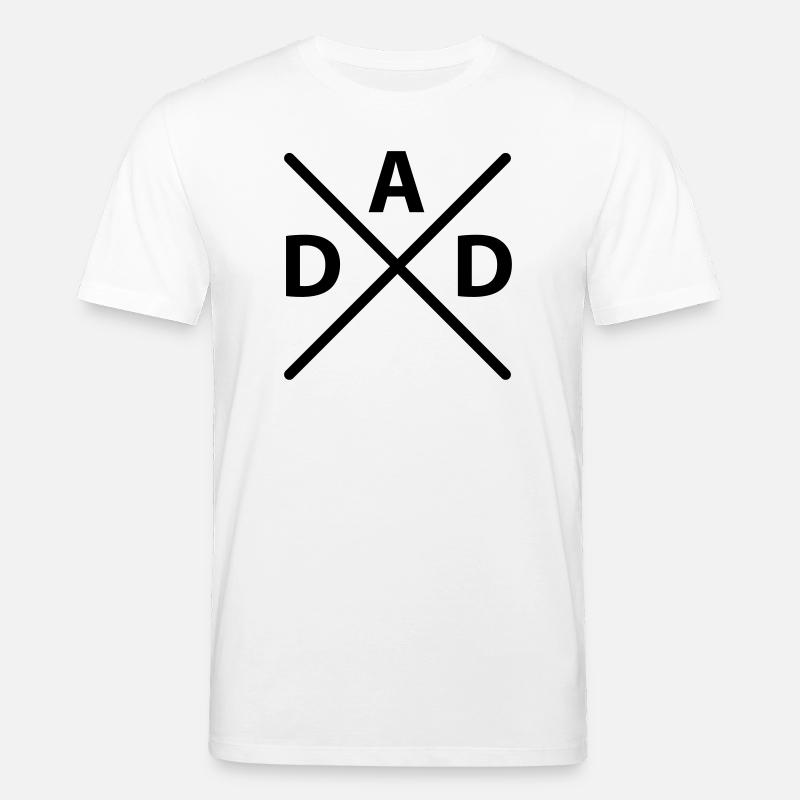 Dad Kreuz - Stanley/Stella Unisex Bio-T-Shirt CREATOR  - Weiß