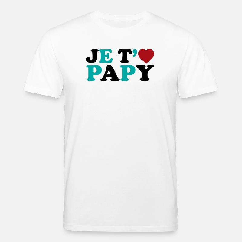 Ich liebe dich Opa - Stanley/Stella Unisex Bio-T-Shirt CREATOR  - Weiß
