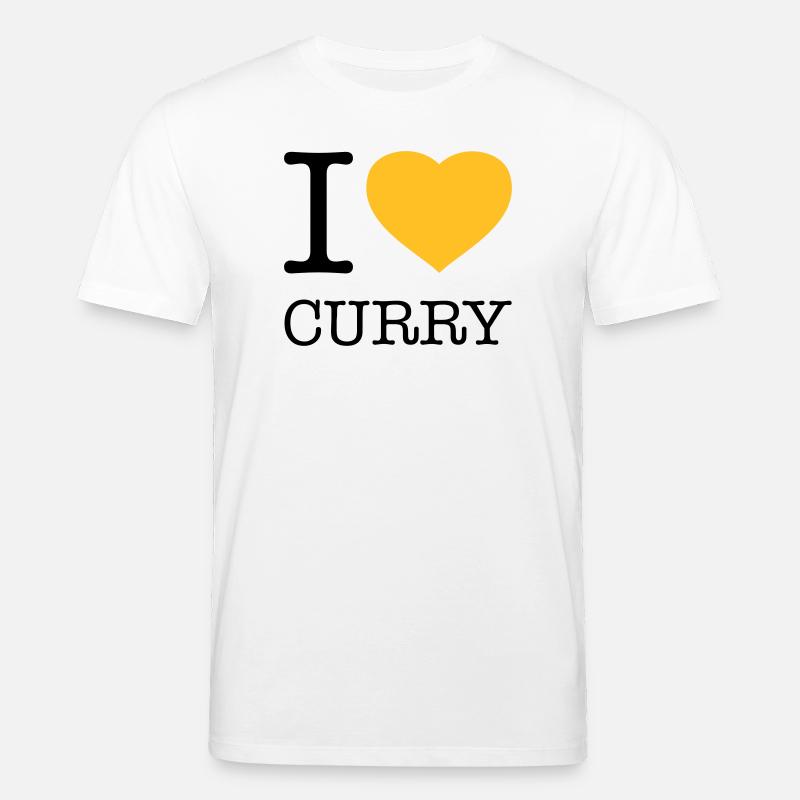 I LOVE CURRY - Stanley/Stella Unisex Bio-T-Shirt CREATOR  - Weiß