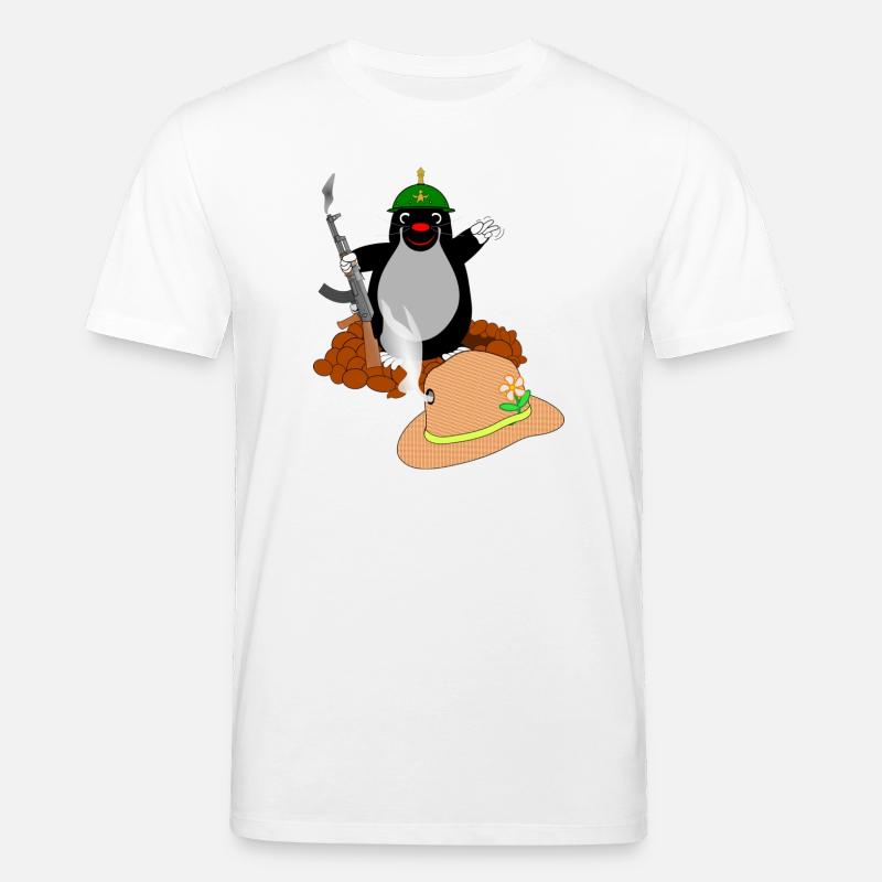 KampfMaulwurf - Stanley/Stella Unisex Bio-T-Shirt CREATOR  - Weiß