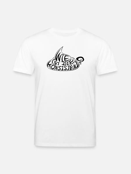wie_ist_die_konsistenz - Stanley/Stella Unisex Bio-T-Shirt CREATOR  - Weiß