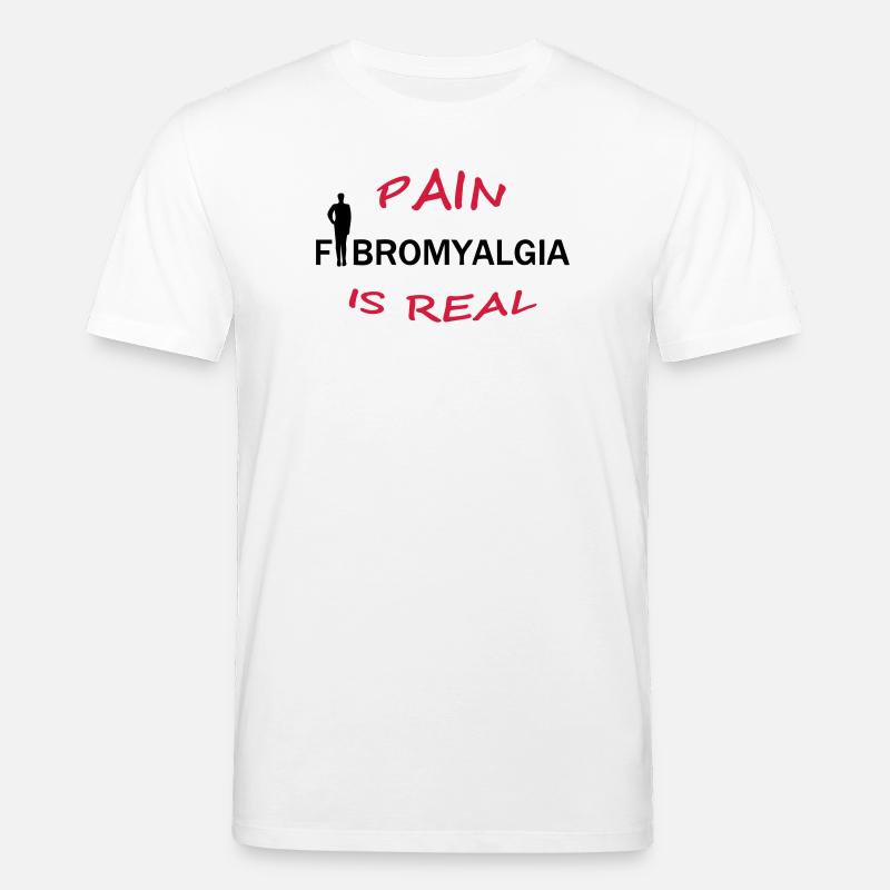 Fibromyalgia - Pain is real Geschenk - T-shirt bio CREATOR Stanley/Stella Unisexe - blanc