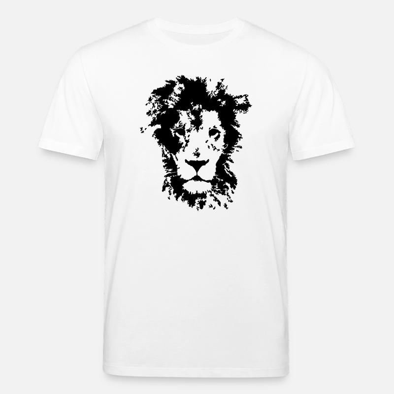 Löwe - Stanley/Stella Unisex Bio-T-Shirt CREATOR  - Weiß