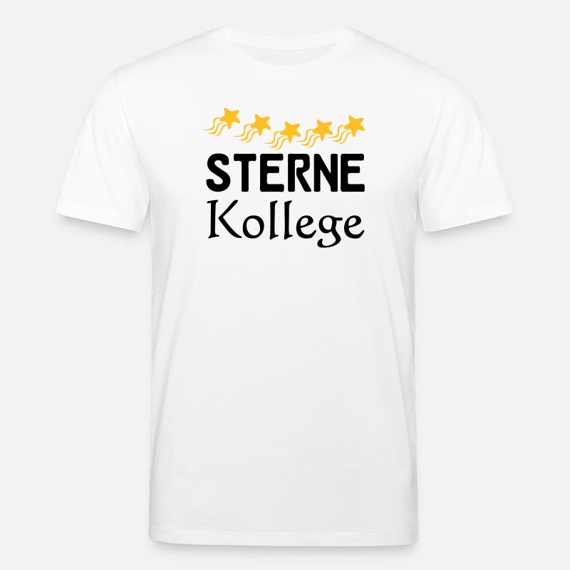 Sterne Kollege Geschenk - Stanley/Stella Unisex Bio-T-Shirt CREATOR  - Weiß