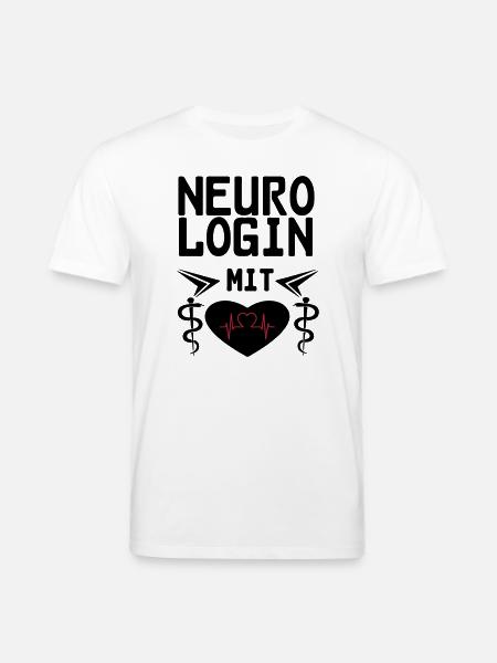 Neurologin mit Herz Geschenk - Stanley/Stella Unisex Bio-T-Shirt CREATOR - Weiß