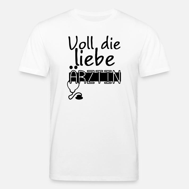 Liebe Ärztin Geschenk - Stanley/Stella Unisex Bio-T-Shirt CREATOR  - Weiß