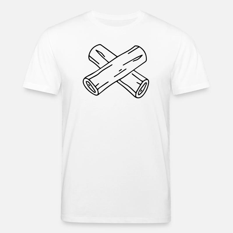 Achtung Vollpfosten - Stanley/Stella Unisex Bio-T-Shirt CREATOR  - Weiß
