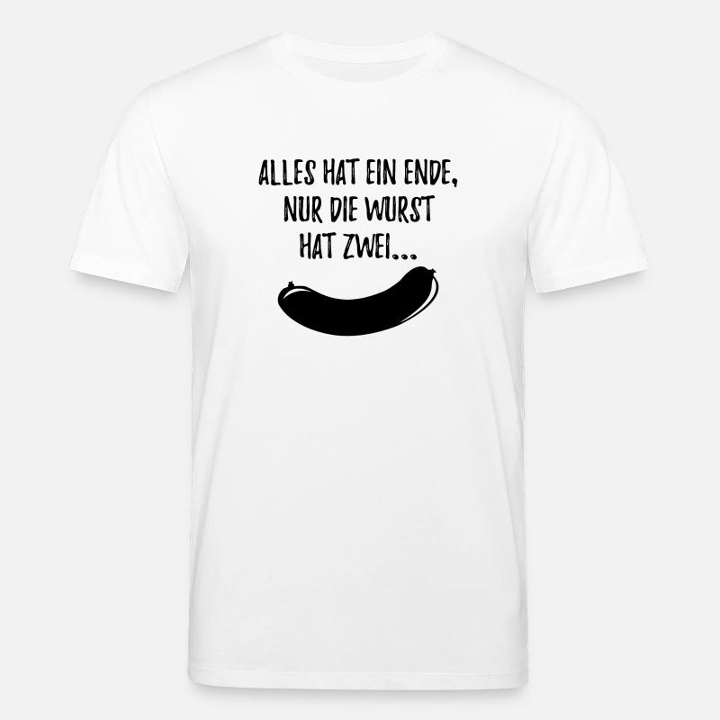 Alles Wurst schwarz - Stanley/Stella Unisex Bio-T-Shirt CREATOR  - Weiß