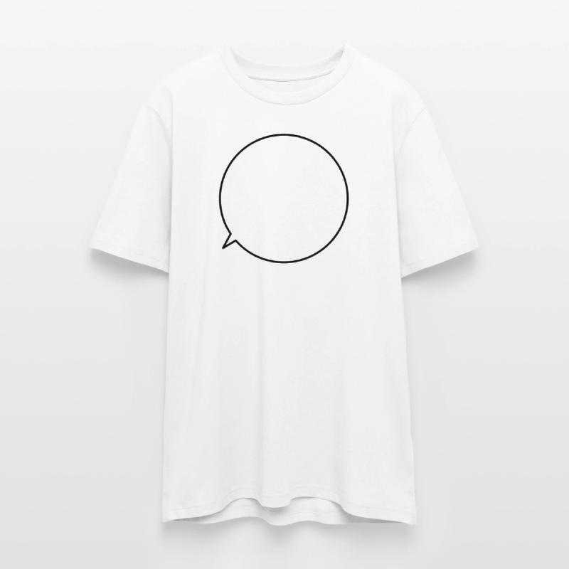 Speech bubble request text customizable Stanley/Stella CREATOR Unisex Organic T-Shirt