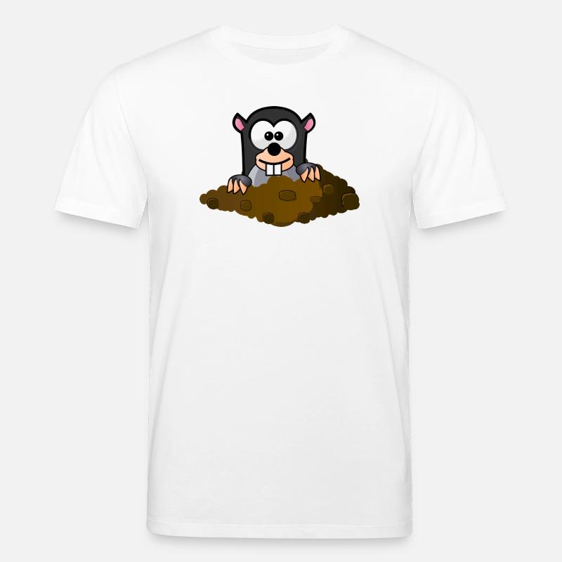style comique Mole - T-shirt bio CREATOR Stanley/Stella Unisexe - blanc