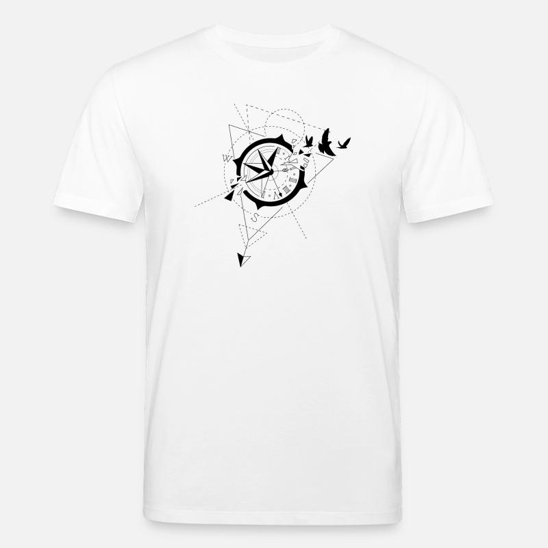 Kompass - Stanley/Stella Unisex Bio-T-Shirt CREATOR  - Weiß
