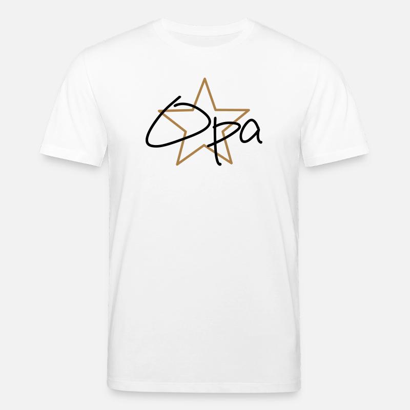 bester Opa - Stanley/Stella Unisex Bio-T-Shirt CREATOR  - Weiß