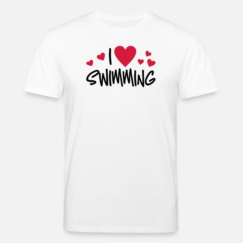 schwimmen - Stanley/Stella Unisex Bio-T-Shirt CREATOR  - Weiß