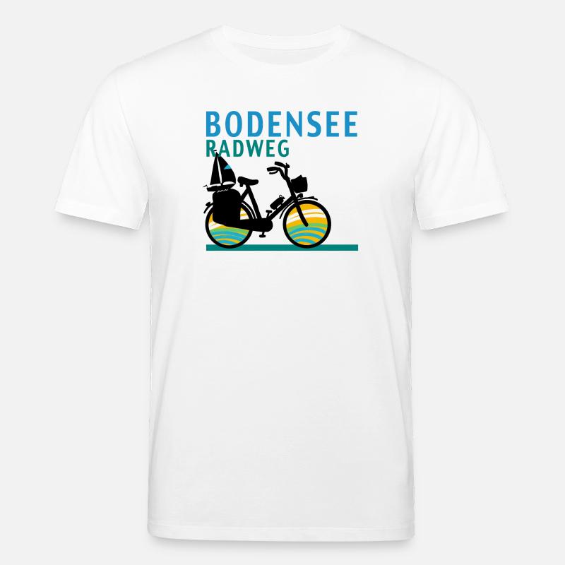 Bodensee-Radweg - Stanley/Stella Unisex Bio-T-Shirt CREATOR  - Weiß