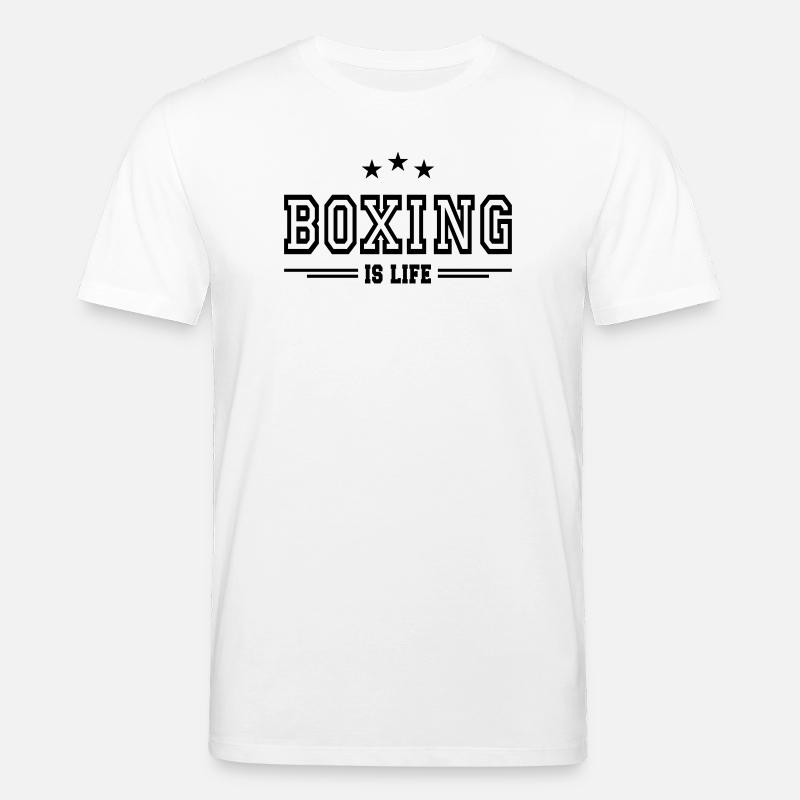 Boxing is life 2 - Stanley/Stella CREATOR Unisex Organic T-Shirt - white