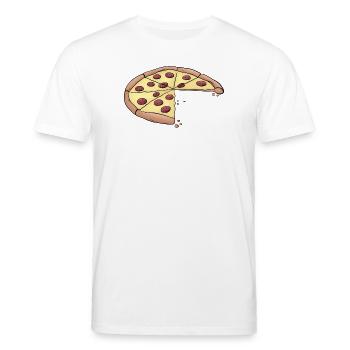 Pizza für Eltern-Baby-Partnerlook mit 2 Kindern - Stanley/Stella Unisex Bio-T-Shirt CREATOR  - Weiß - Vorne - Alina (178cm) & Michal (187cm)