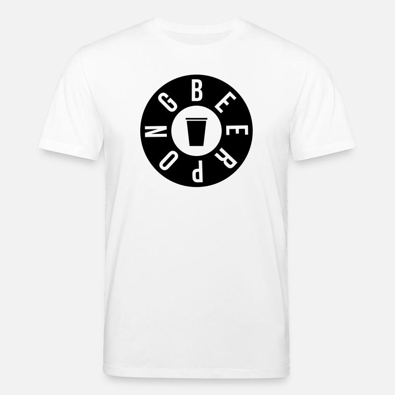 Beer Pong Round - Stanley/Stella Unisex Bio-T-Shirt CREATOR  - Weiß