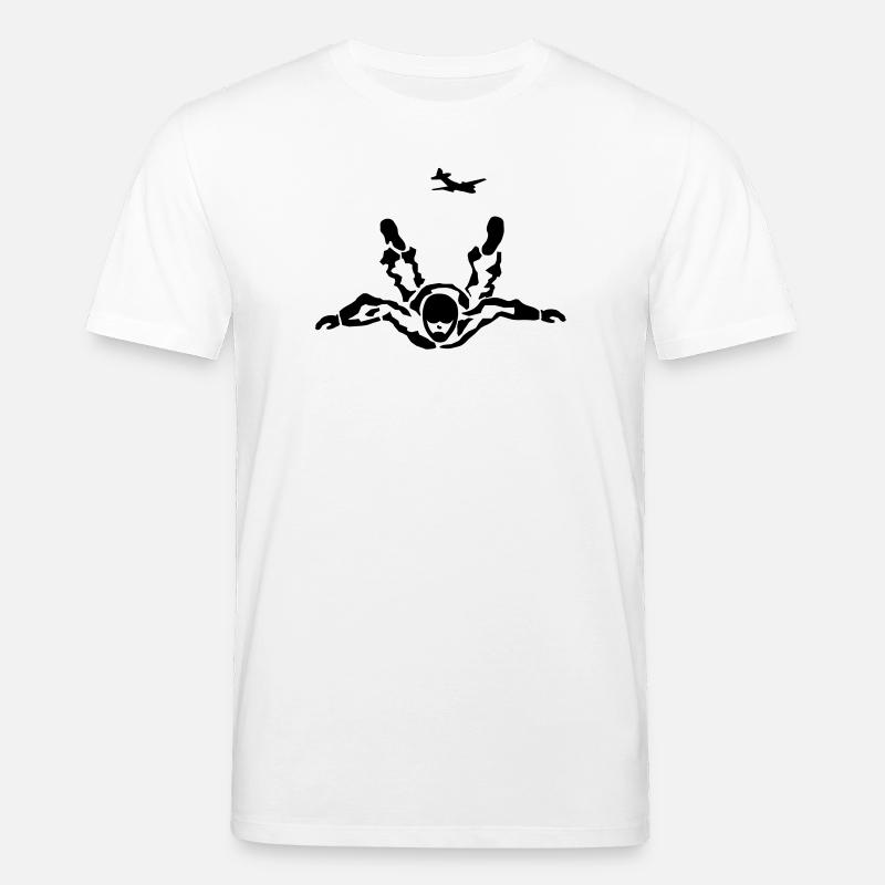 skydiver - Stanley/Stella Unisex Bio-T-Shirt CREATOR  - Weiß