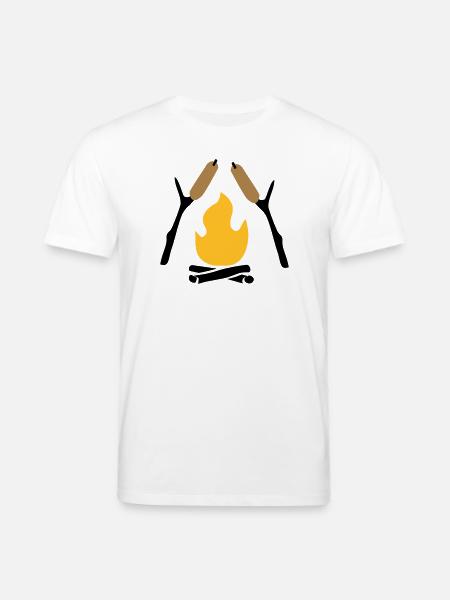 6061912 127479740 stick bread - Stanley/Stella CREATOR Unisex Organic T-Shirt - white