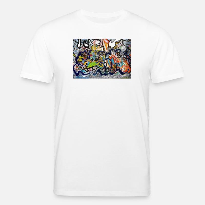 graffiti wall - Stanley/Stella CREATOR Unisex Organic T-Shirt - white