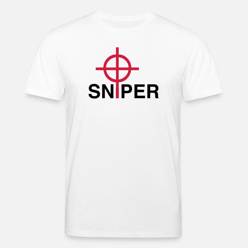 Sniper - T-shirt bio CREATOR Stanley/Stella Unisexe - blanc