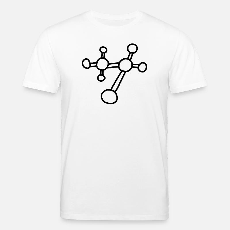 Atom molecule / physics mechanics lattice atomicon - Stanley/Stella CREATOR Unisex Organic T-Shirt - white