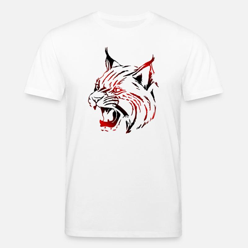 Luchs (03) - Stanley/Stella Unisex Bio-T-Shirt CREATOR  - Weiß