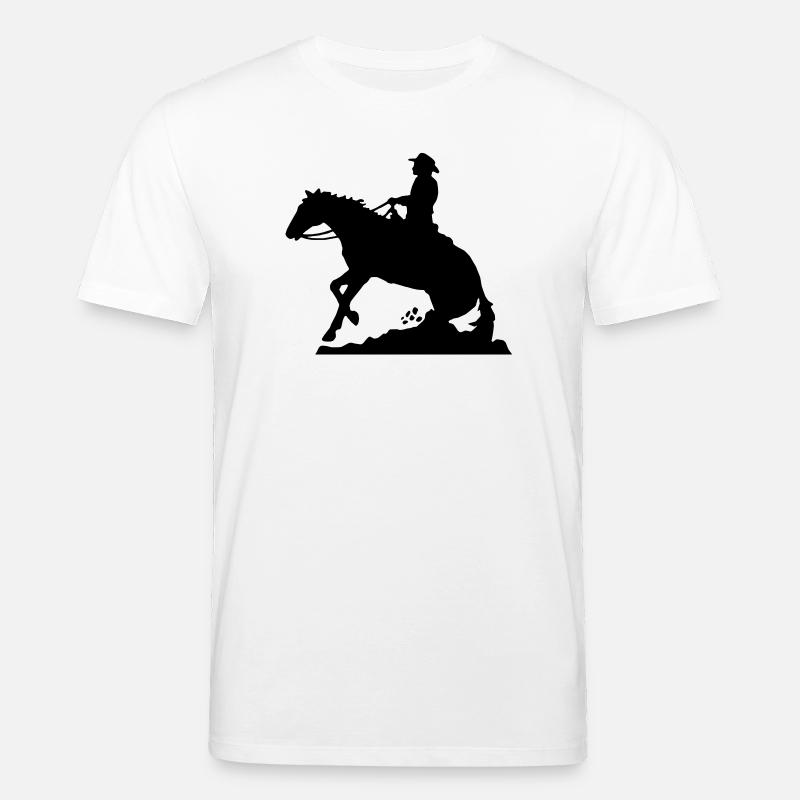 Westernreiten Mann - Stanley/Stella Unisex Bio-T-Shirt CREATOR - Weiß