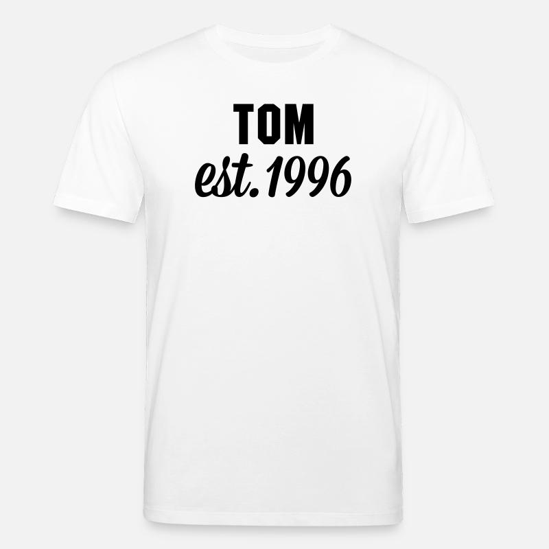 Tom est 1996 - Stanley/Stella Unisex Bio-T-Shirt CREATOR  - Weiß