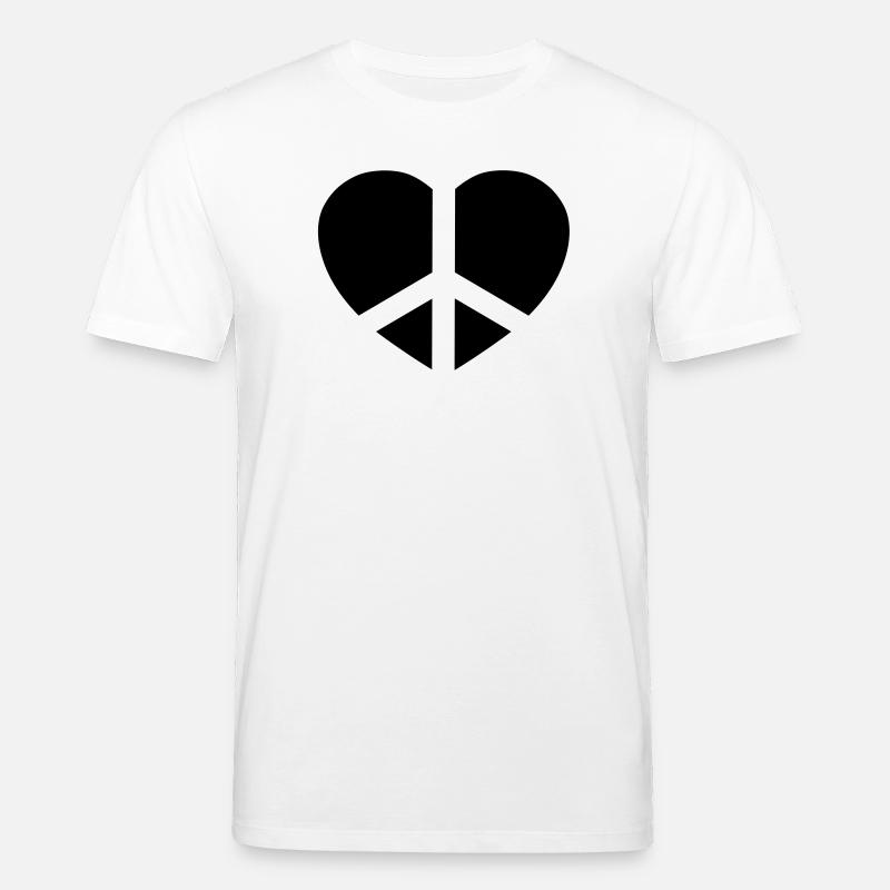 Frieden & Liebe - Stanley/Stella Unisex Bio-T-Shirt CREATOR  - Weiß
